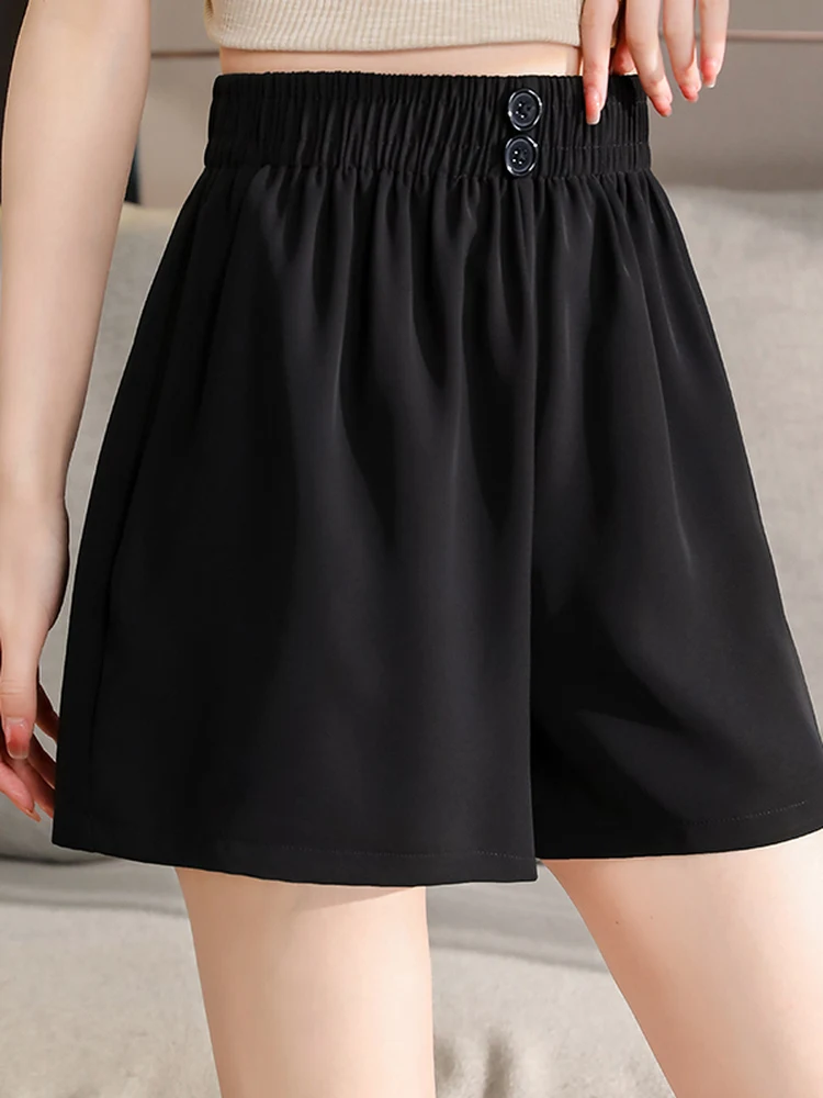 Slimming Ice Silk High Waist Wide Leg Pants Women's Summer Quick Dry A-Line Shorts Casual Loose Comfortable Cool Pants
Slimming Ice Silk High Waist Wide Leg Pants Women's Summer Quick Dry A-Line Shorts Casual Loose Comfortable Cool Pants