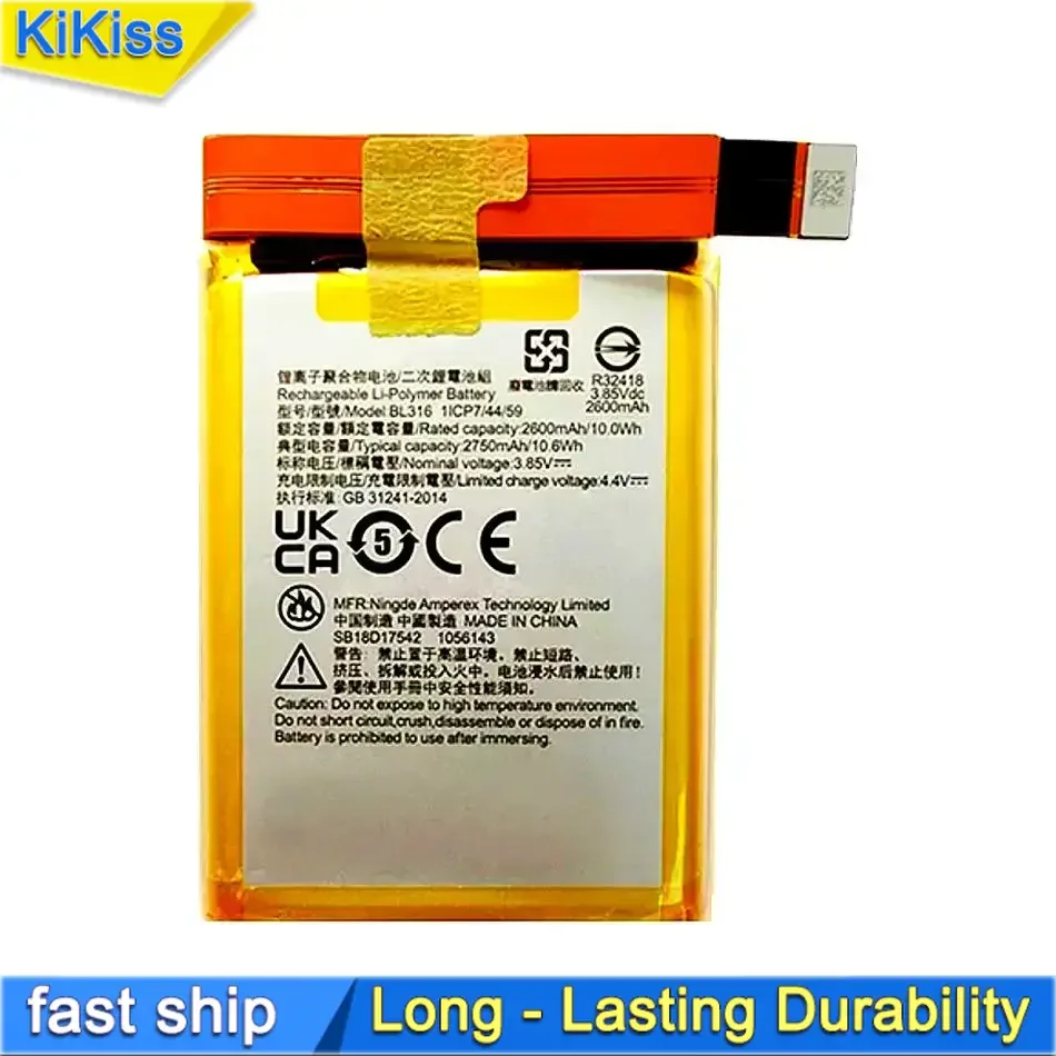 Durable and Efficient For Lenovo Saver 2PRO L70081 Gaming Phone Mobile Phone Battery 2750mAh
Durable and Efficient For Lenovo Saver 2PRO L70081 Gaming Phone Mobile Phone Battery 2750mAh