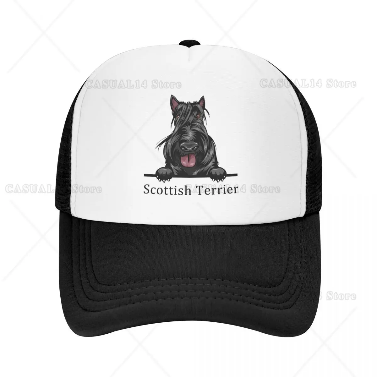 Peeking Dog Scottish Terrier Trucker Hat Adult Pet Animal Adjustable Baseball Cap for Men Women Sports Snapback Caps
Peeking Dog Scottish Terrier Trucker Hat Adult Pet Animal Adjustable Baseball Cap for Men Women Sports Snapback Caps