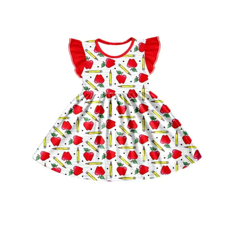 Back to School Collection Baby Boys Girls Clothing Summer Boutique Short Sleeve Knee Length Dress Pencil Apple Print
Back to School Collection Baby Boys Girls Clothing Summer Boutique Short Sleeve Knee Length Dress Pencil Apple Print