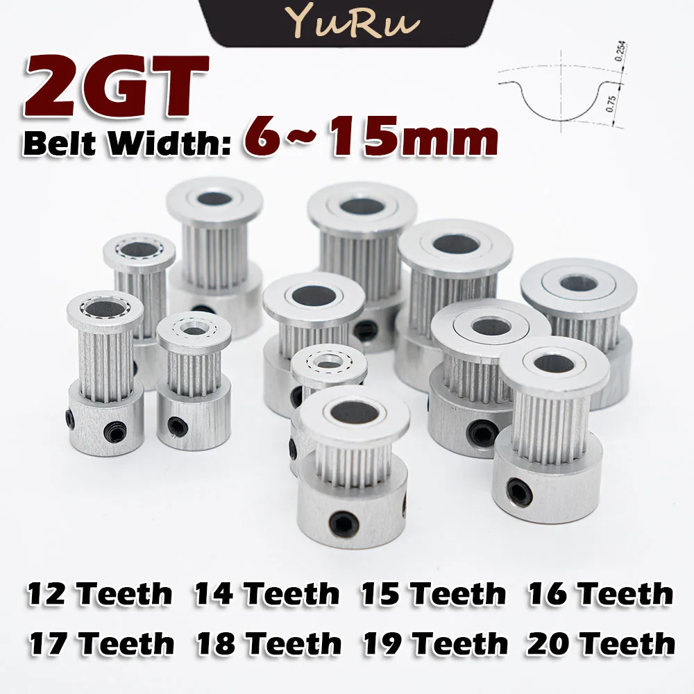2GT 12Teeth 14Teeth 15Teeth 16Teeth 17Teeth 18Teeth 19Teeth 20Teeth Timing Pulley Bore 3~8mm Width 6~15mm 2M Wheel Synchronous
2GT 12Teeth 14Teeth 15Teeth 16Teeth 17Teeth 18Teeth 19Teeth 20Teeth Timing Pulley Bore 3~8mm Width 6~15mm 2M Wheel Synchronous