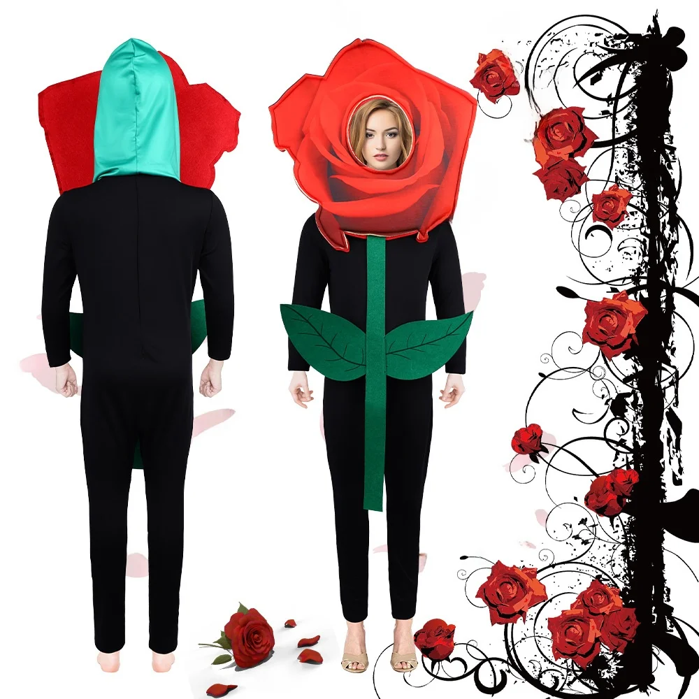 Red Rose Plant Costume Funny Party Stage Performance Clothes Children's Day Halloween Themed Outfit Three-acetate Fiber 100%
Red Rose Plant Costume Funny Party Stage Performance Clothes Children's Day Halloween Themed Outfit Three-acetate Fiber 100%