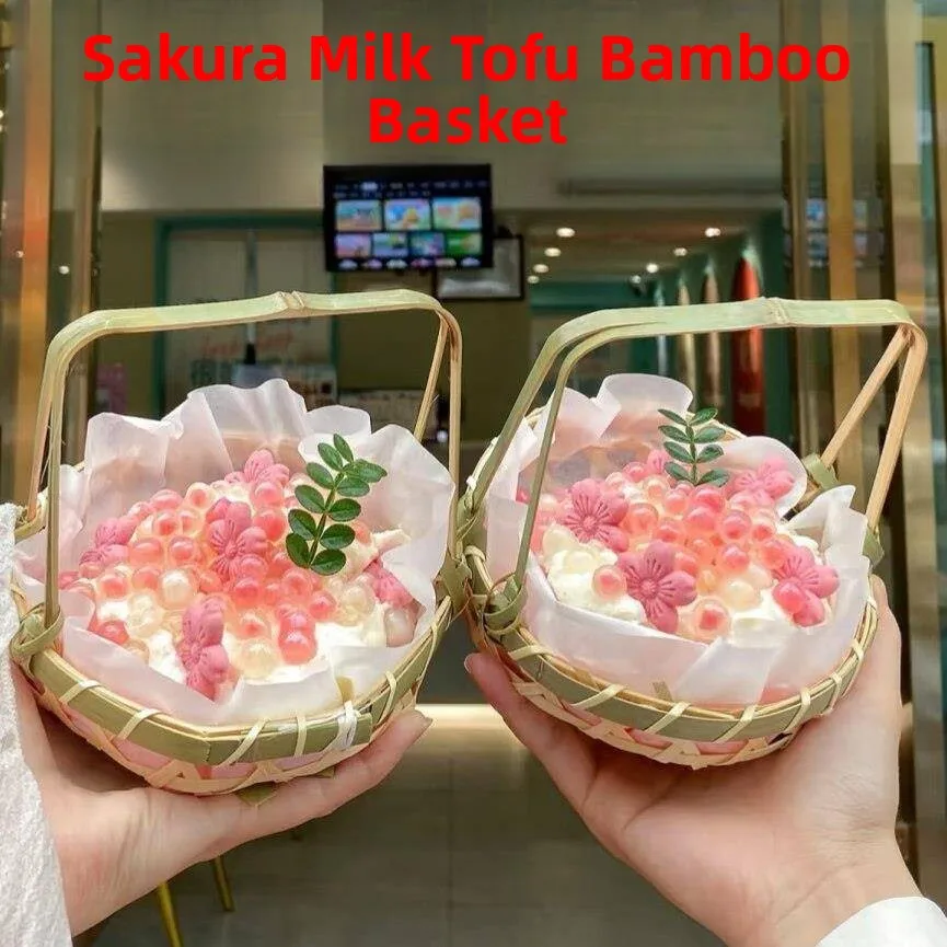 Handheld Bamboo Wicker Tray Sakura Matcha Ice Bean Flower Serving Plate Japanese Style Kitchen Baking Tools Dessert Packaging...
Handheld Bamboo Wicker Tray Sakura Matcha Ice Bean Flower Serving Plate Japanese Style Kitchen Baking Tools Dessert Packaging...