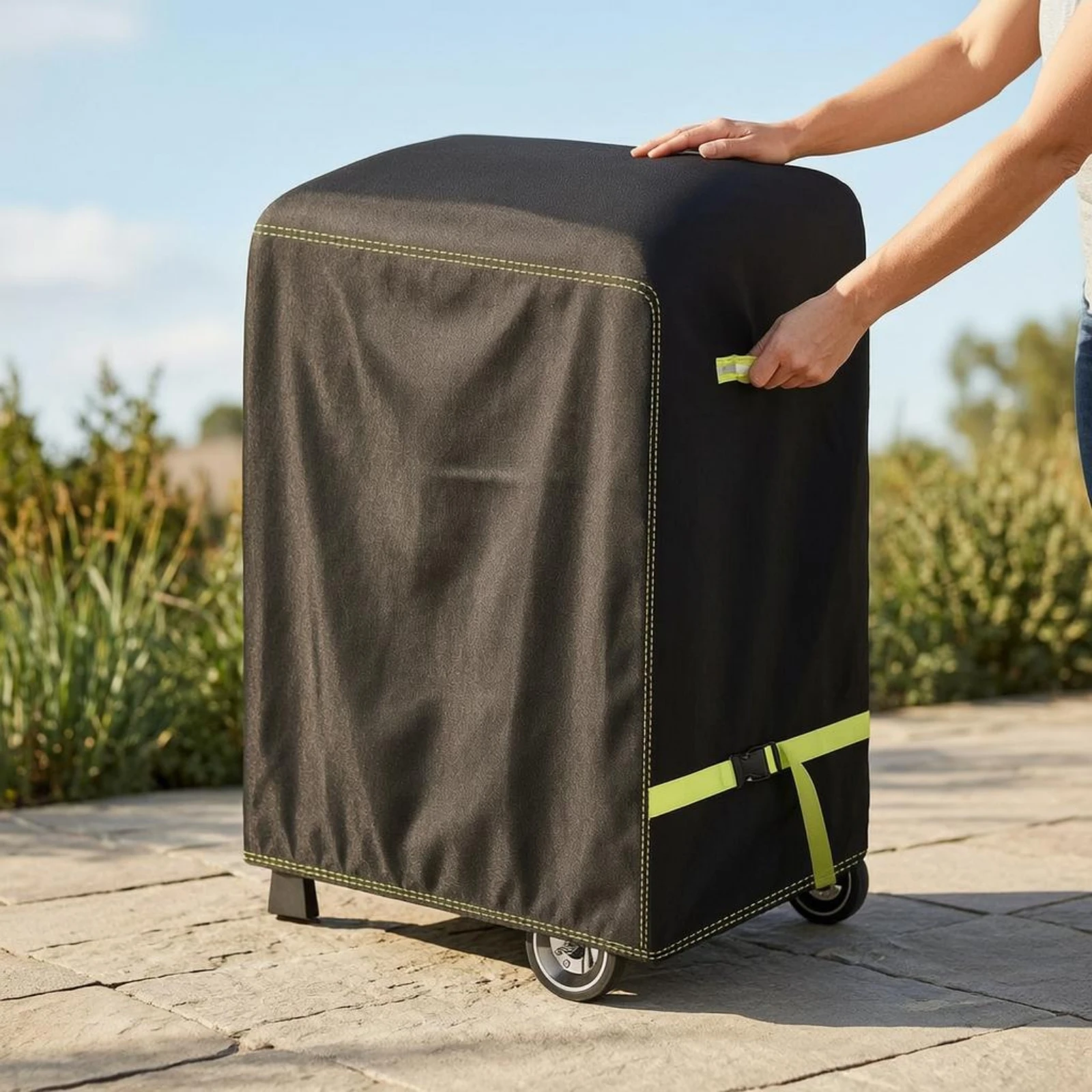 Black Grill Cover PU Coated Rectangular Grill Cover Weather Guard Resistant Dustproof for Outdoor
Black Grill Cover PU Coated Rectangular Grill Cover Weather Guard Resistant Dustproof for Outdoor