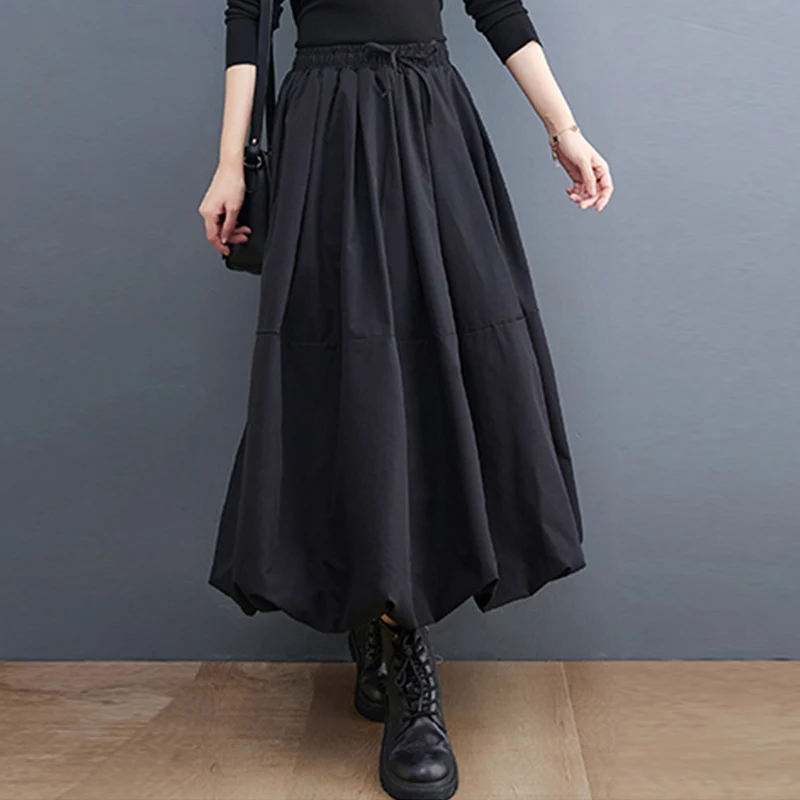 Winter Skirts Woman 2023 Y2k Long Black Fashion 2023 Stylish Church Elastic Wasit Wide Bottom Loose Harajuku Adult Tutu
Winter Skirts Woman 2023 Y2k Long Black Fashion 2023 Stylish Church Elastic Wasit Wide Bottom Loose Harajuku Adult Tutu