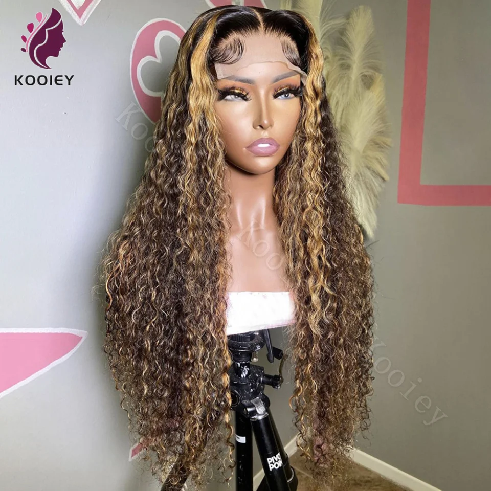Highlight Brown Blonde Water Wave Curly Glueless Human Hair 13x4 Silk Base Lace Front Wigs Pre Plucked 360/13x6 Lace Human Hair
Highlight Brown Blonde Water Wave Curly Glueless Human Hair 13x4 Silk Base Lace Front Wigs Pre Plucked 360/13x6 Lace Human Hair