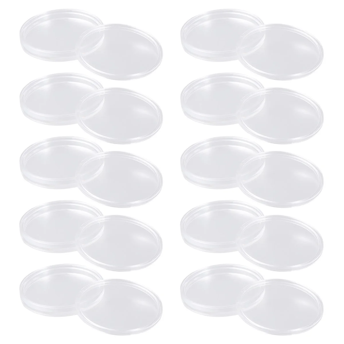 10Pcs Transparent Coin Collection Box Round Plastic Storage Case for Awards Business Gifts Exhibitions Scratch Resistant
10Pcs Transparent Coin Collection Box Round Plastic Storage Case for Awards Business Gifts Exhibitions Scratch Resistant