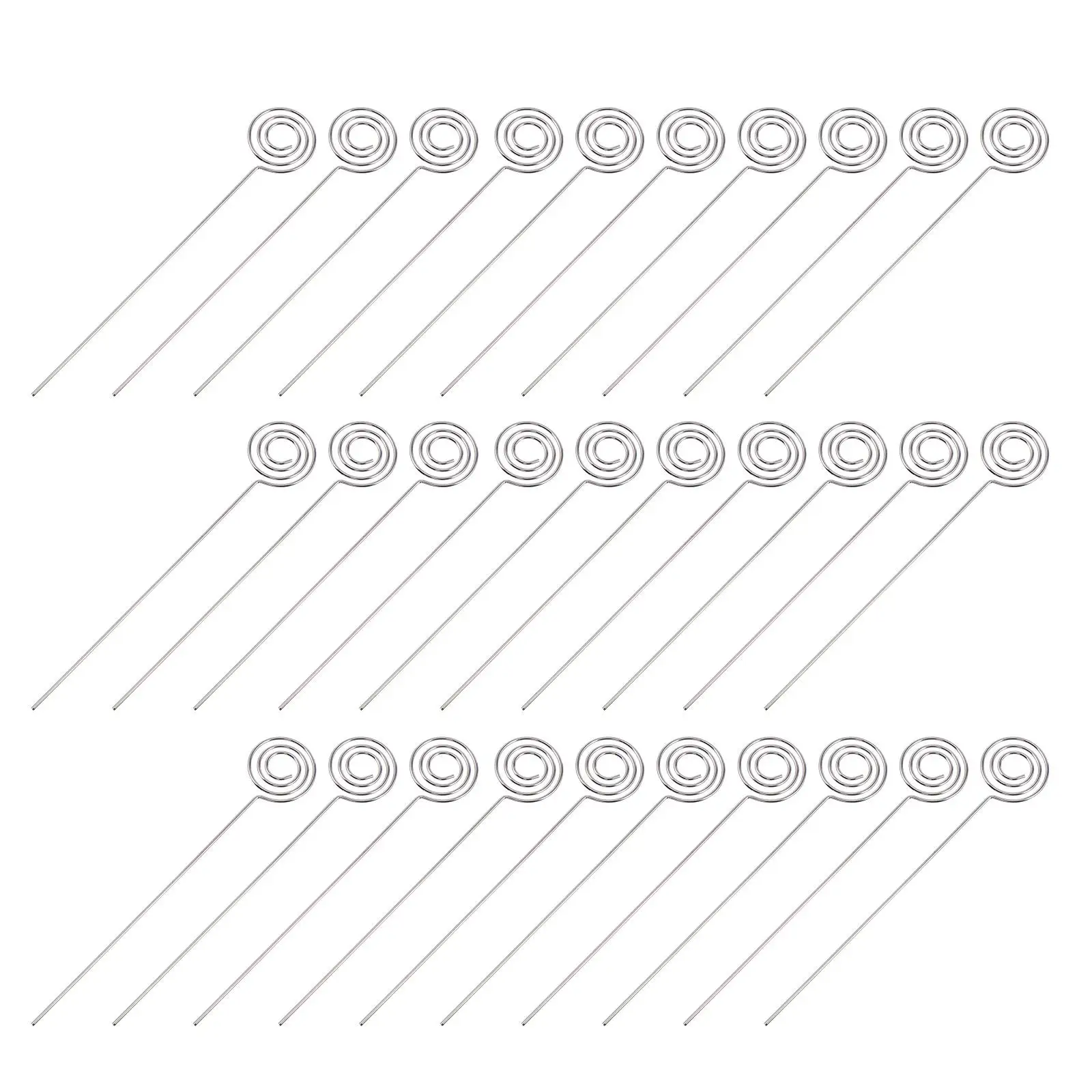 30 Pcs Metal Wire Clips Stainless Steel Photo Holders Place Card Table Number Memo Paper Clip Office Supplies Wide Uses Long
30 Pcs Metal Wire Clips Stainless Steel Photo Holders Place Card Table Number Memo Paper Clip Office Supplies Wide Uses Long