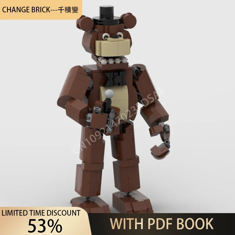 MOC NEW 490PCS Famous Game Freddy Fazbear Modelar Education Creative Children Brick Toy Birthday Building Christmas Gift Blocks
MOC NEW 490PCS Famous Game Freddy Fazbear Modelar Education Creative Children Brick Toy Birthday Building Christmas Gift Blocks