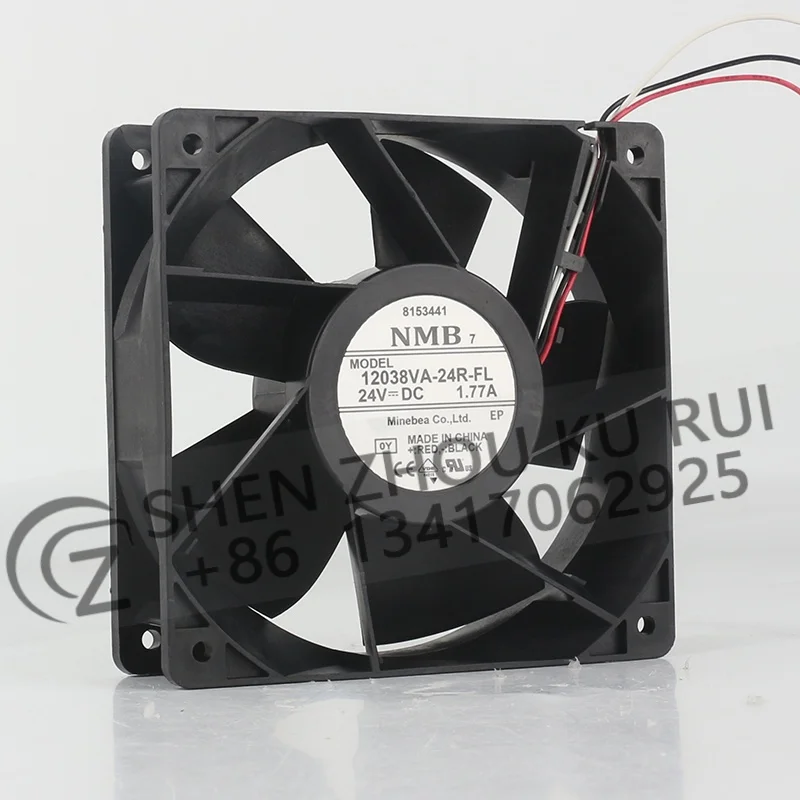 12038 large air volume frequency converter 120X120X38MM NMB DC 24V 1.77A AC EC 12CM 3-wire 12038VA-24R-FL cooling fan
12038 large air volume frequency converter 120X120X38MM NMB DC 24V 1.77A AC EC 12CM 3-wire 12038VA-24R-FL cooling fan
