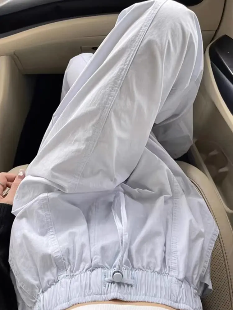 Синие женские летние брюки карго с высокой талией, широкими штанинами, тонкие, быстросохнущие, повседневные, свободные, струящиеся, удобные, легкие
Синие женские летние брюки карго с высокой талией, широкими штанинами, тонкие, быстросохнущие, повседневные, свободные, струящиеся, удобные, легкие