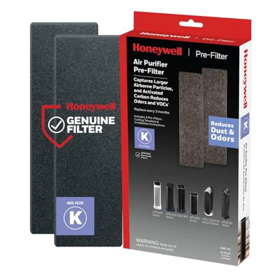Household Odor and Gas Reducing Pre-filter, 2 Pack
Household Odor and Gas Reducing Pre-filter, 2 Pack