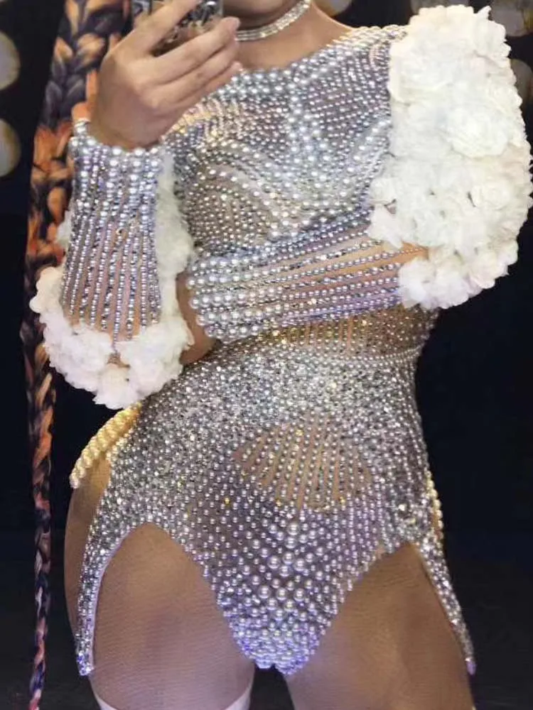High Quality Hot Bead Bubble Sleeve Elastic Jumpsuit 2024 New Fashion Custom Women'S Clothing
High Quality Hot Bead Bubble Sleeve Elastic Jumpsuit 2024 New Fashion Custom Women'S Clothing