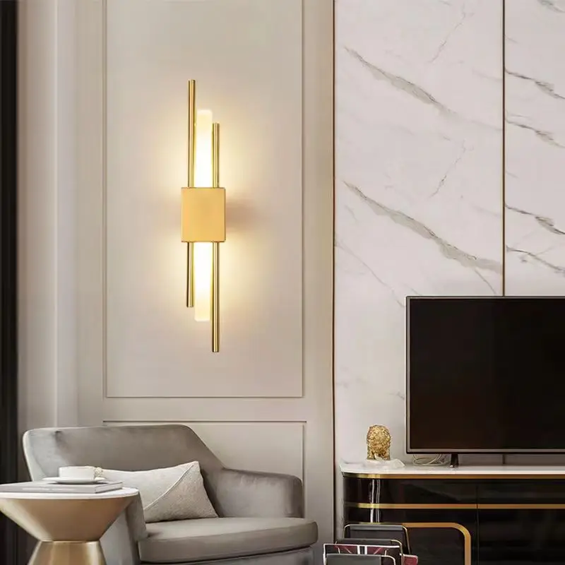 Modern led wall light Wall Lamps Black & Bronze Brass Gold Metal Acrylic Pipe LED Indoor lamp for living room Wall Sconce Decor
Modern led wall light Wall Lamps Black & Bronze Brass Gold Metal Acrylic Pipe LED Indoor lamp for living room Wall Sconce Decor