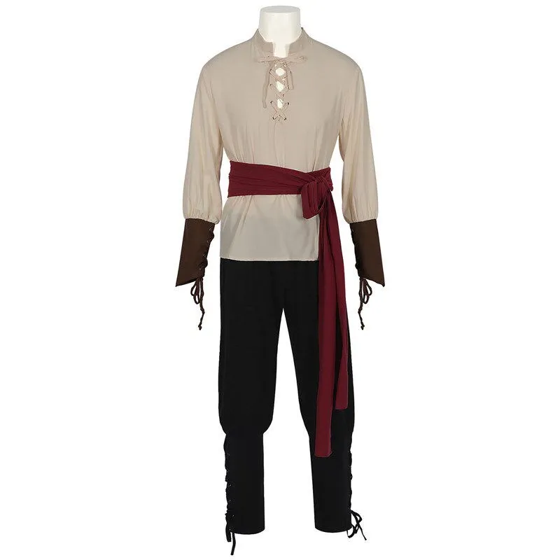 Halloween Pirate Performance Costume Viking Robber Large Size Drawstring Strap Sailor Suit Ethnic Stage Clothing Women's Fashion
Halloween Pirate Performance Costume Viking Robber Large Size Drawstring Strap Sailor Suit Ethnic Stage Clothing Women's Fashion