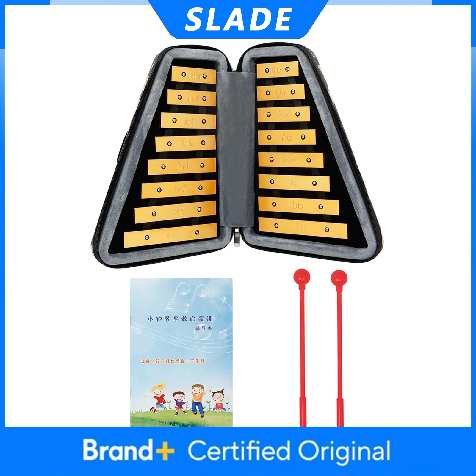 16 Tone Glockenspiel Xylophone Professional Percussion Musical Instrument Orff Instrumen Kids Music Gifts with Bear Style Box
16 Tone Glockenspiel Xylophone Professional Percussion Musical Instrument Orff Instrumen Kids Music Gifts with Bear Style Box