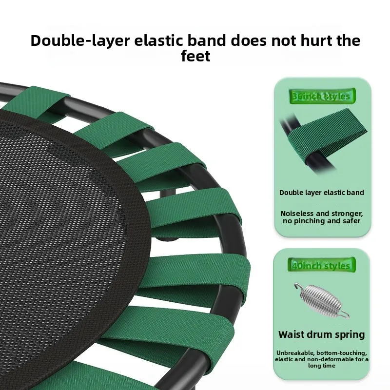 36-дюймовый складной батут, детская кровать для прыжков в помещении, маленький домашний выпуск, фитнес, похудение для взрослых
36-дюймовый складной батут, детская кровать для прыжков в помещении, маленький домашний выпуск, фитнес, похудение для взрослых