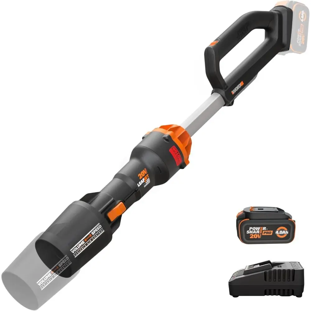 CordlLea Blower, Electric Blower with 410 CM & 130 MPH, Blowers or Lawn Care with 3.8 Lbs, 4.0 Ah Battery & Included, WG543
CordlLea Blower, Electric Blower with 410 CM & 130 MPH, Blowers or Lawn Care with 3.8 Lbs, 4.0 Ah Battery & Included, WG543