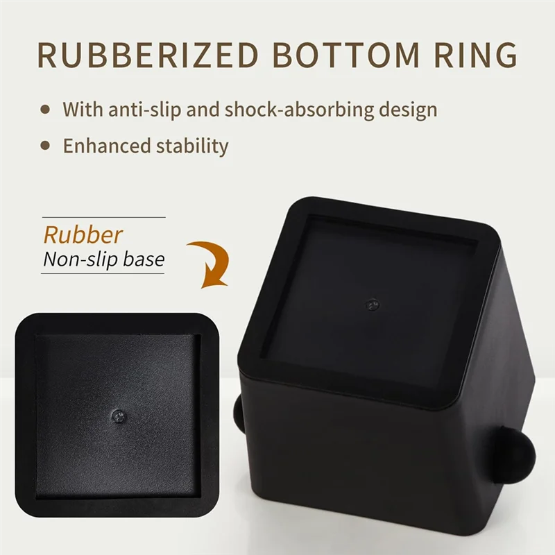 YOST-Espresso Knock Box Квадратный высокий боковой настенный дизайн для предотвращения брызг Стук-бокс Амортизирующий нескользящий стук для эспрессо
YOST-Espresso Knock Box Квадратный высокий боковой настенный дизайн для предотвращения брызг Стук-бокс Амортизирующий нескользящий стук для эспрессо