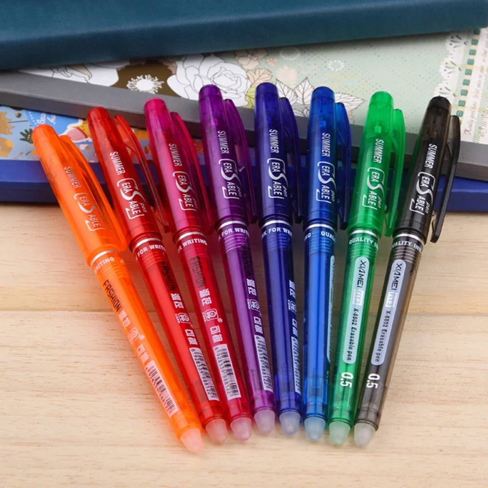 8pcs Erasable Pen Set 0.7mm Erasable Refill Rod Gel Ink Creative Drawing Tools Cute Gel Pens Sets School Office Stationery
8pcs Erasable Pen Set 0.7mm Erasable Refill Rod Gel Ink Creative Drawing Tools Cute Gel Pens Sets School Office Stationery