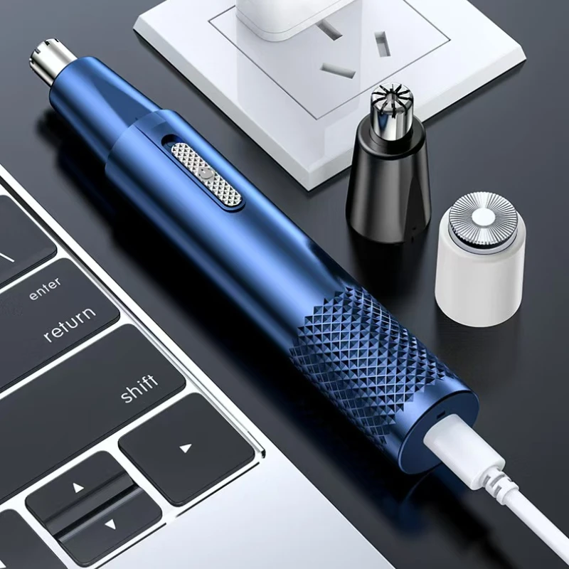 Electric nose hair scissors rechargeable shavers for men and women fully automatic washable 2-in-1 design
Electric nose hair scissors rechargeable shavers for men and women fully automatic washable 2-in-1 design