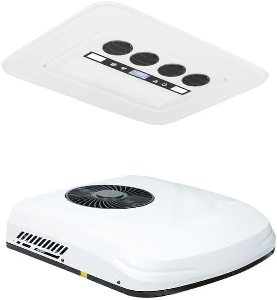 11000 BTU Rooftop RV Air Conditioner with Heater, Low Profile Quiet AC Unit, DC Powered Air Conditioner for Van Camper Trailer
11000 BTU Rooftop RV Air Conditioner with Heater, Low Profile Quiet AC Unit, DC Powered Air Conditioner for Van Camper Trailer