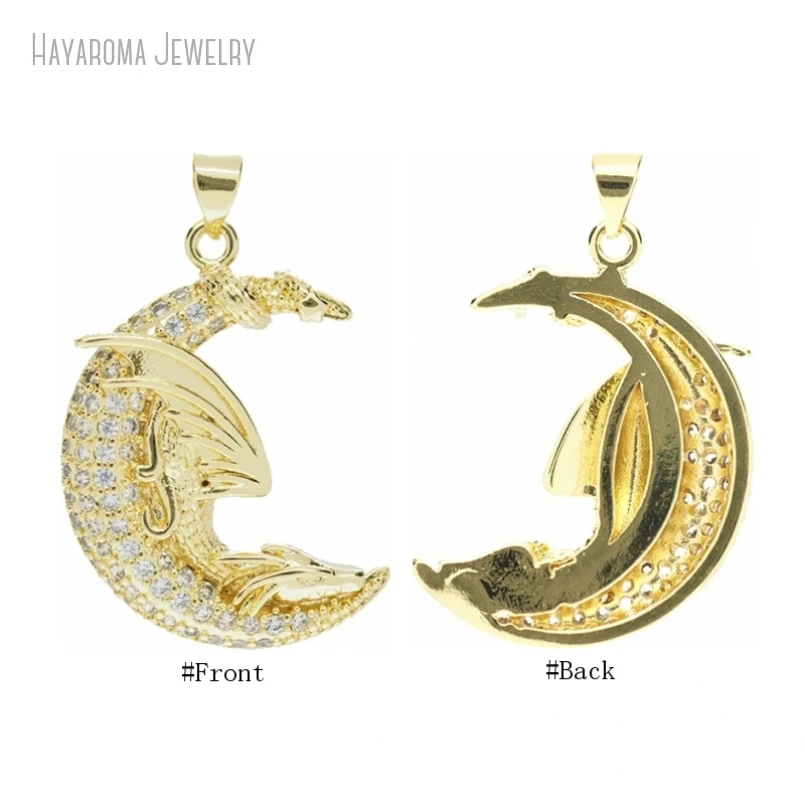 10Pcs Gold Color Invisible Setting Copper Shape Crescent Moon Dragon Wholesale Metal Cubic Zirconia Pendant PM52935
10Pcs Gold Color Invisible Setting Copper Shape Crescent Moon Dragon Wholesale Metal Cubic Zirconia Pendant PM52935