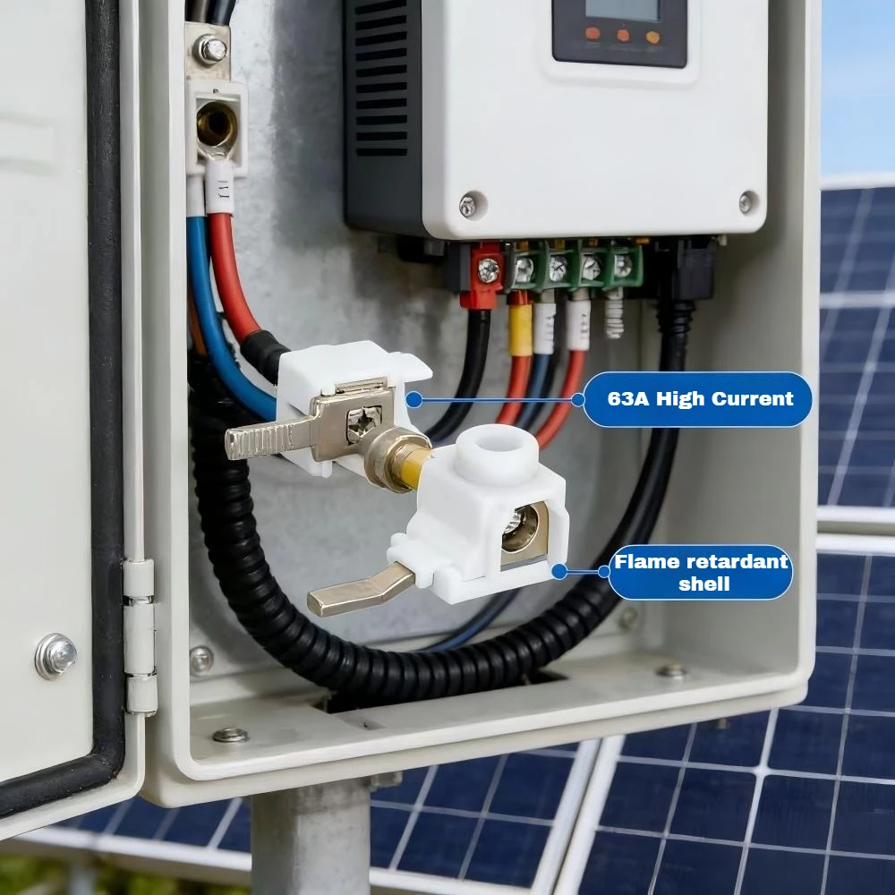 10PCS 25mm² 63A Terminals for Busbar Circuit Breaker Distribution Box Electrical Wire Connector
10PCS 25mm² 63A Terminals for Busbar Circuit Breaker Distribution Box Electrical Wire Connector