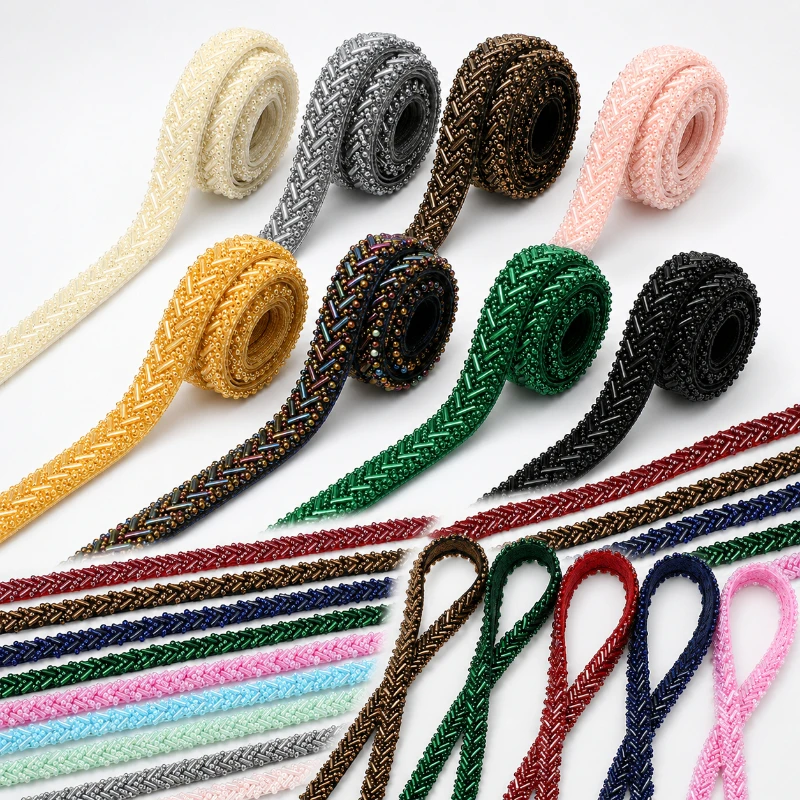 5/10Yards 7mm Beaded Lace Trim Pearl Ribbon Applique Garment Dress Decor Latin Dance Clothes DIY Sewing Craft Accessories Tape
5/10Yards 7mm Beaded Lace Trim Pearl Ribbon Applique Garment Dress Decor Latin Dance Clothes DIY Sewing Craft Accessories Tape