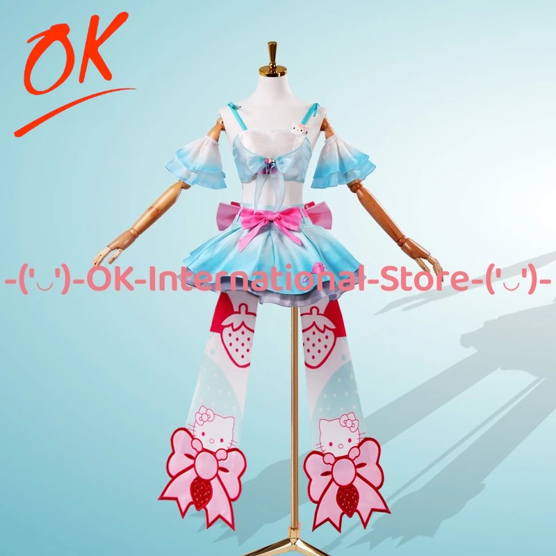 Honor of Kings Gongsun Li Helloitty оранжевый летний звездный карнавальный костюм игровой персонаж наряд Хэллоуин карнавальная вечеринка униформа
Honor of Kings Gongsun Li Helloitty оранжевый летний звездный карнавальный костюм игровой персонаж наряд Хэллоуин карнавальная вечеринка униформа