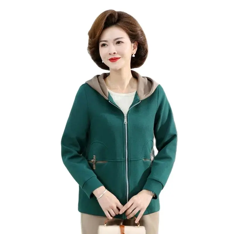 Middle Aged Mother Jacket & Coat 2022 Autumn New Women Short Hooded Windbreaker Loose Large Size Momma Tops Femme Jacket Coat5XL
Middle Aged Mother Jacket & Coat 2022 Autumn New Women Short Hooded Windbreaker Loose Large Size Momma Tops Femme Jacket Coat5XL