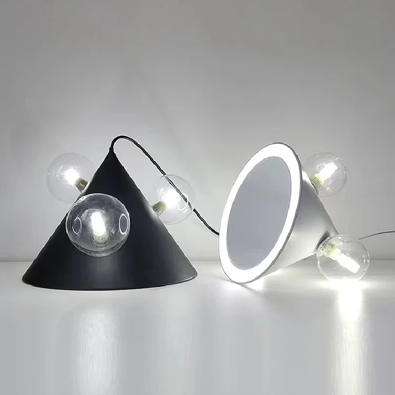 Modern Industrial Metal Cone Pendant Light With Glass Bulb Shades Living Room Bedroom Dining Room Indoor Home Decor Chandelier
Modern Industrial Metal Cone Pendant Light With Glass Bulb Shades Living Room Bedroom Dining Room Indoor Home Decor Chandelier