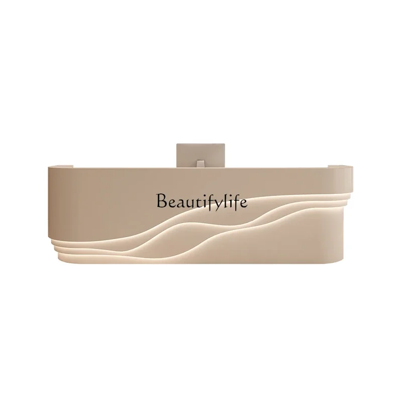 Cream wind checkout page simple modern company beauty salon reception desk baking paint
Cream wind checkout page simple modern company beauty salon reception desk baking paint