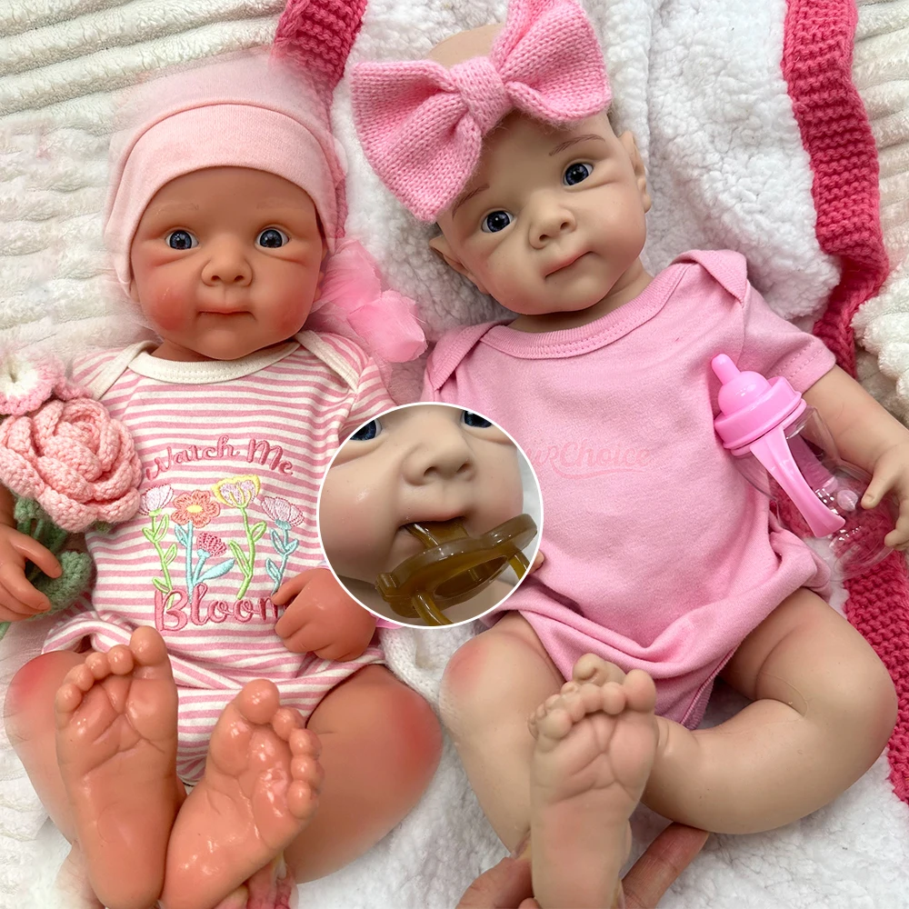 20Inch Adorable Girl Realistic Skin Veins Silicone Reborn Baby Full Soft Easy to Clean Weighted Doll Prop for Photography
20Inch Adorable Girl Realistic Skin Veins Silicone Reborn Baby Full Soft Easy to Clean Weighted Doll Prop for Photography