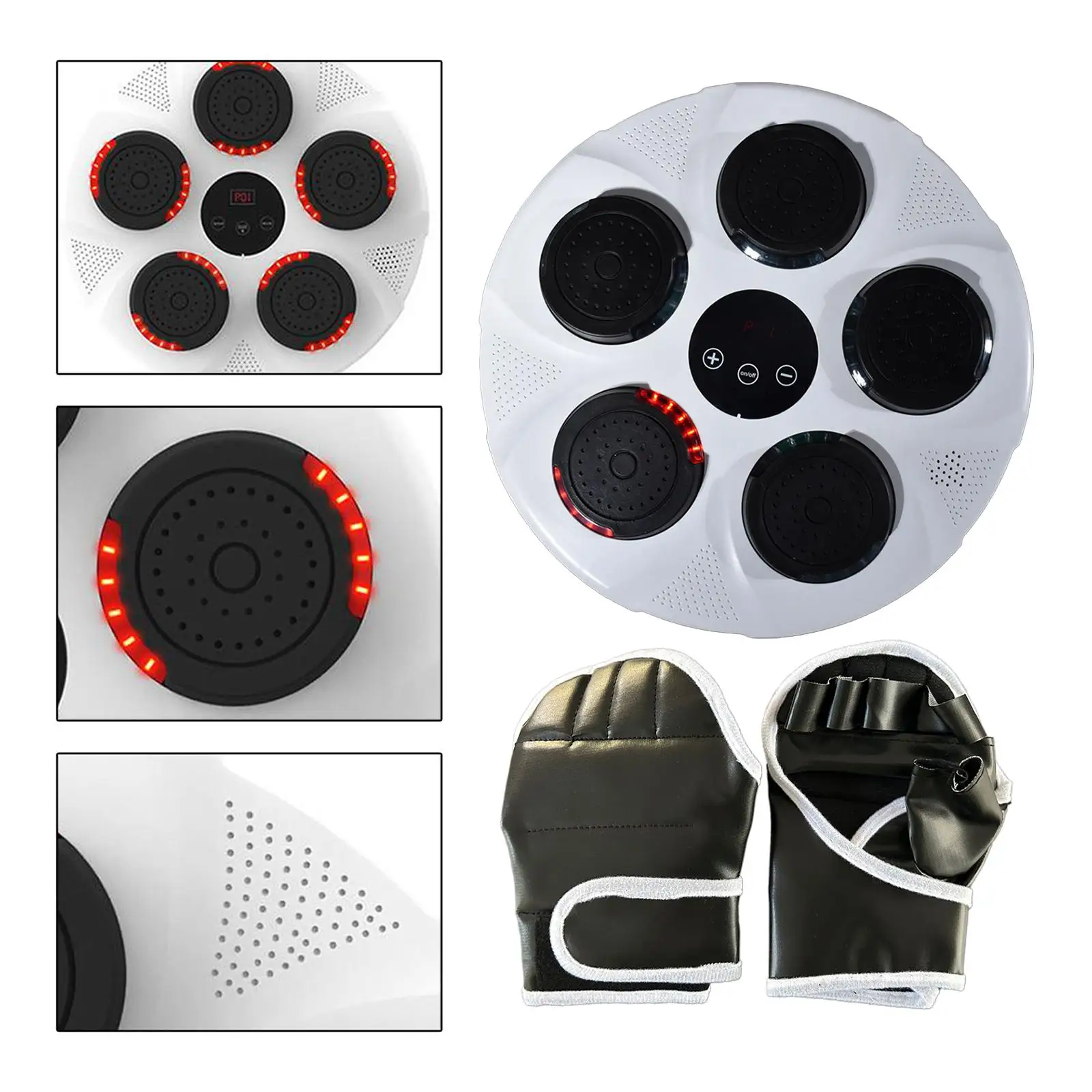 Music Boxing Machine Electronic Boxing Wall Target Musical Boxing Plate for Improves Speed Workout Home Gym Fitness 
Music Boxing Machine Electronic Boxing Wall Target Musical Boxing Plate for Improves Speed Workout Home Gym Fitness