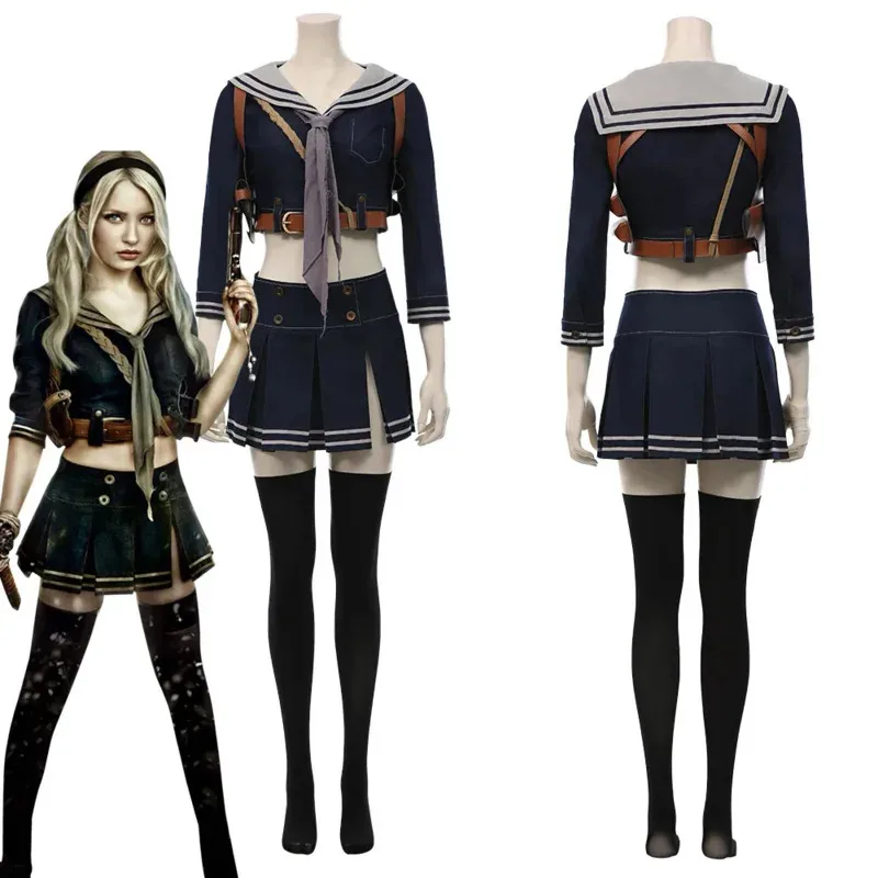 Sucker Punch- Baby Doll Cosplay Fantasia Costume Dress for Women Girls Skirt Uniform Fancy Dress Halloween Carnival Party Suit
Sucker Punch- Baby Doll Cosplay Fantasia Costume Dress for Women Girls Skirt Uniform Fancy Dress Halloween Carnival Party Suit