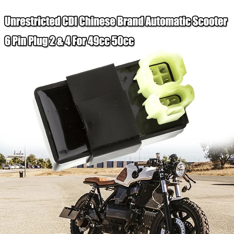 6 Pins AC Ignition CDI Box For 49cc 50cc 110 GY6125 CB CG125WYDY Unrestricted CDI Automatic Scooter 12V Engine Ignition Case
6 Pins AC Ignition CDI Box For 49cc 50cc 110 GY6125 CB CG125WYDY Unrestricted CDI Automatic Scooter 12V Engine Ignition Case