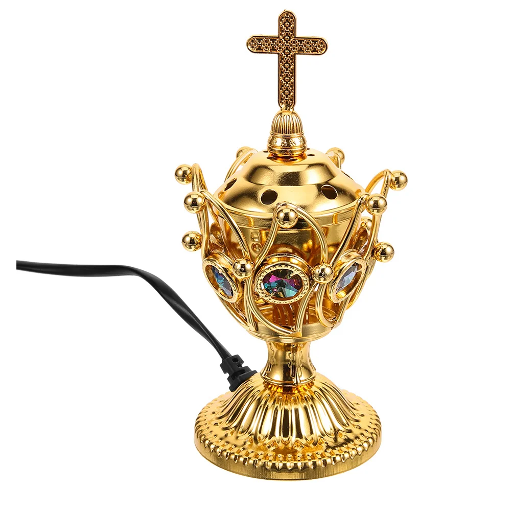 Electric Incense Burner Arabic Style Plug-In Desktop Aroma Diffuser Vintage Censer For Home Decor Room Fragrance
Electric Incense Burner Arabic Style Plug-In Desktop Aroma Diffuser Vintage Censer For Home Decor Room Fragrance