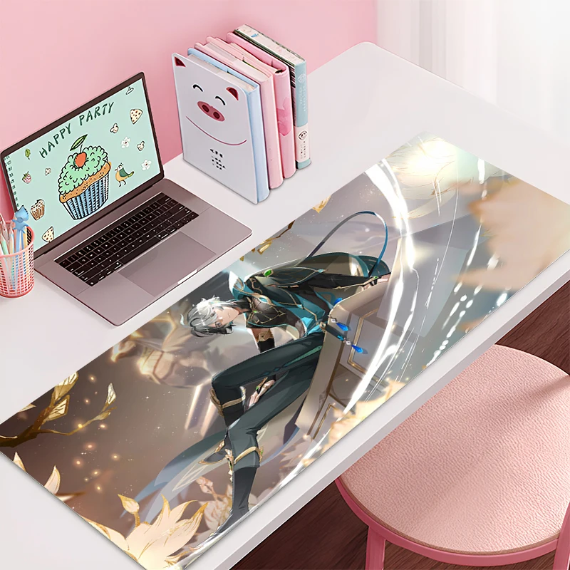 Mousepad Large Genshin Impact Alhaitham Gaming Keyboard Gamer Mouse Pad on The Table Desk Mat coaster Anime PC carpet Mouse Mats
Mousepad Large Genshin Impact Alhaitham Gaming Keyboard Gamer Mouse Pad on The Table Desk Mat coaster Anime PC carpet Mouse Mats
