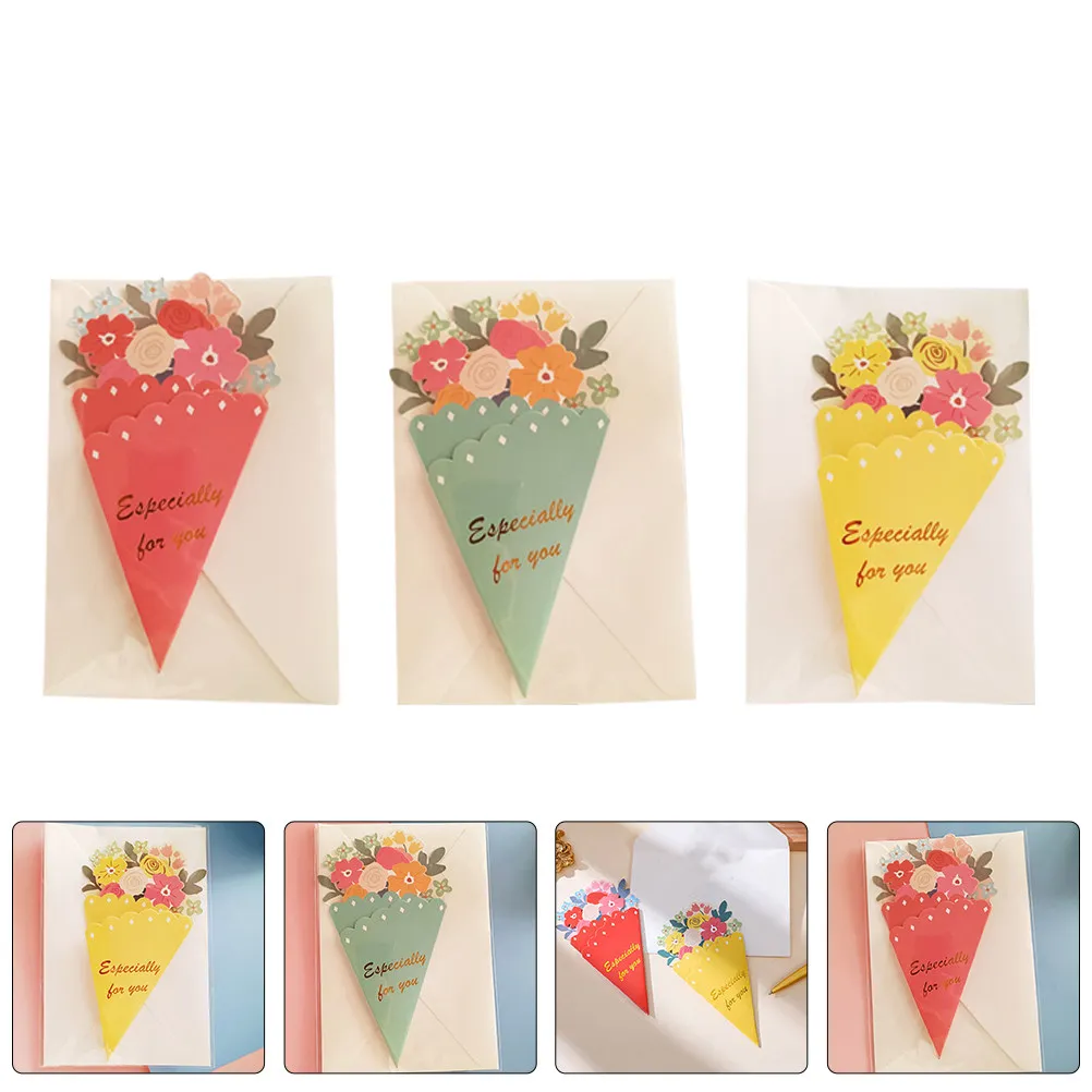 15 шт. 3D открыток с цветочными букетами ко Дню матери и Дню отца, премиум-класса, из плотной специальной бумаги, устойчивой к разрывам, с гладкой поверхностью для письма
15 шт. 3D открыток с цветочными букетами ко Дню матери и Дню отца, премиум-класса, из плотной специальной бумаги, устойчивой к разрывам, с гладкой поверхностью для письма