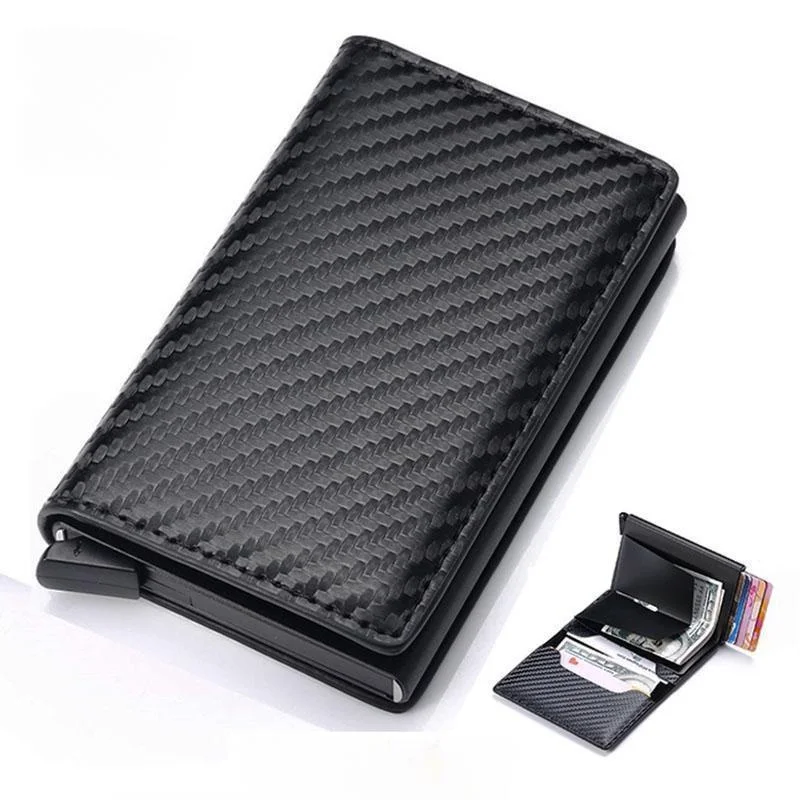 ID Credit Bank Card Holder Wallet Luxury Brand Men Anti Blocking Protected Magic Leather Slim Mini Small Money Wallets Case
ID Credit Bank Card Holder Wallet Luxury Brand Men Anti Blocking Protected Magic Leather Slim Mini Small Money Wallets Case