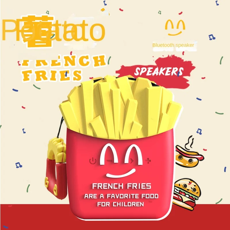 Bluetooth-динамик Mr. French Fries, милый уличный силиконовый чехол, водонепроницаемый слот для карт, мини-динамик
Bluetooth-динамик Mr. French Fries, милый уличный силиконовый чехол, водонепроницаемый слот для карт, мини-динамик