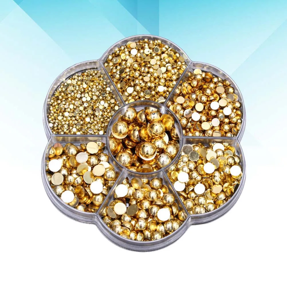 2465Pcs Plastic Pearl Beads Set Half Round Resin DIY Nail Art Kit for Manicure Decor Stones Rhinestones Ornaments
2465Pcs Plastic Pearl Beads Set Half Round Resin DIY Nail Art Kit for Manicure Decor Stones Rhinestones Ornaments