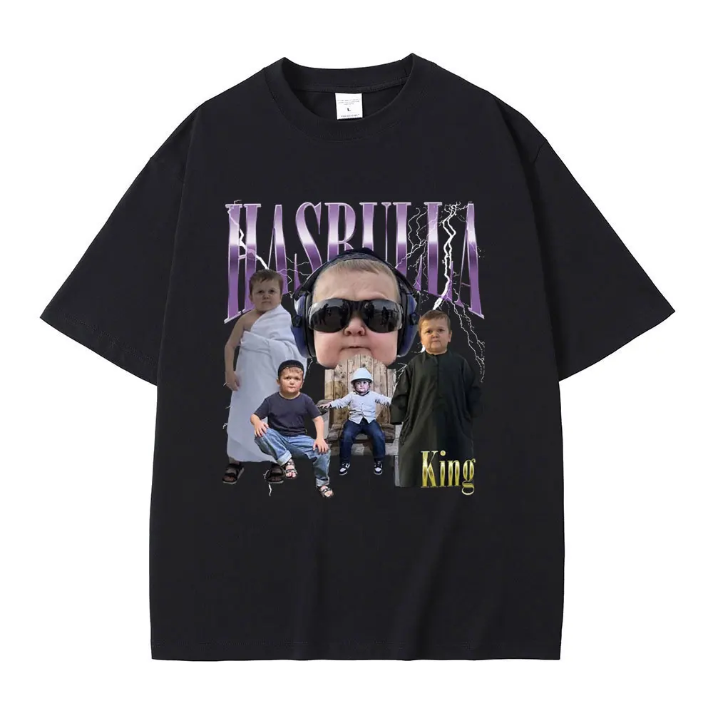 Russia Mini Khabib Blogge Fighting Hasbulla King Magomedov Graphic T-shirts Male Funny Meme T-shirt Men Casual Cotton T Shirts
Russia Mini Khabib Blogge Fighting Hasbulla King Magomedov Graphic T-shirts Male Funny Meme T-shirt Men Casual Cotton T Shirts