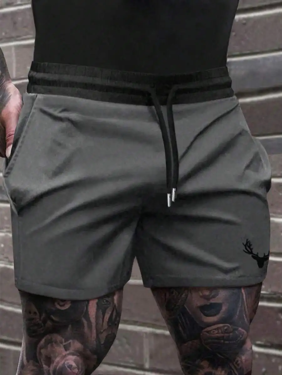 Loose Fit Mens Drawstring Waist Jogger Shorts Casual Gym Shorts
Loose Fit Mens Drawstring Waist Jogger Shorts Casual Gym Shorts