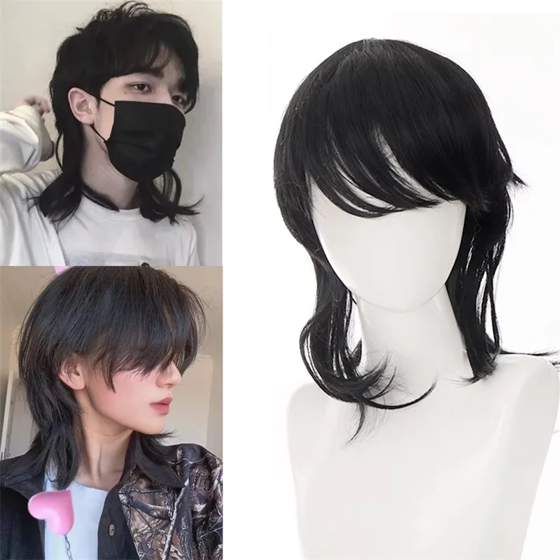 Synthetic Black Wigs Men's Short Straight Wigs with Bangs Blonde Mixed Cosplay Anime Wig Fashion Pixie Cut Daily Use Wigs
Synthetic Black Wigs Men's Short Straight Wigs with Bangs Blonde Mixed Cosplay Anime Wig Fashion Pixie Cut Daily Use Wigs