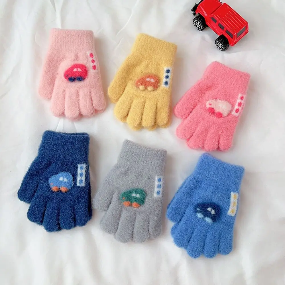 Winter Knitted Gloves Cartoon Warm Mittens Toddlers Outdoor Cartoon Pattern Cute Car Gloves for Kids Baby Girls
Winter Knitted Gloves Cartoon Warm Mittens Toddlers Outdoor Cartoon Pattern Cute Car Gloves for Kids Baby Girls
