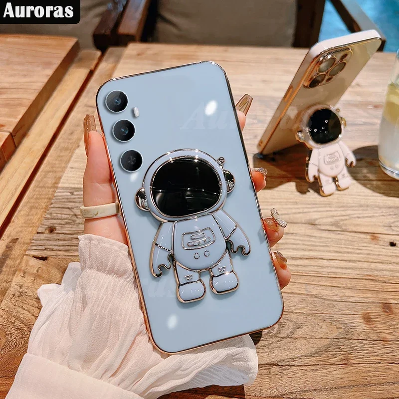 Skinlee Case For Realme C65 5G With Astronaut Holder Electroplate Bezel Shell For Realme C61 C67 C63 Phone Cover
Skinlee Case For Realme C65 5G With Astronaut Holder Electroplate Bezel Shell For Realme C61 C67 C63 Phone Cover