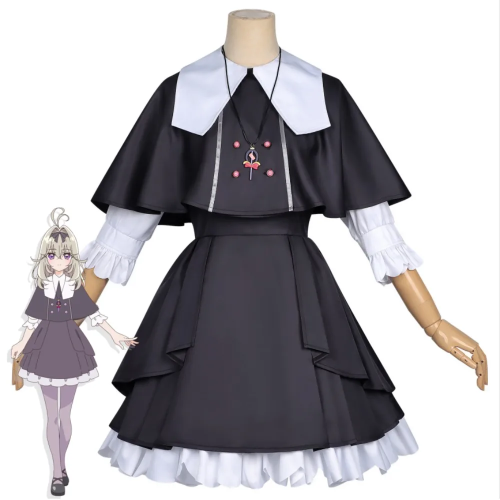 Star Detective Precure Ruruka Moria Black Daily Dress Full Set Cosplay Costume Accessories Anime Comic Con Halloween Outfit
Star Detective Precure Ruruka Moria Black Daily Dress Full Set Cosplay Costume Accessories Anime Comic Con Halloween Outfit