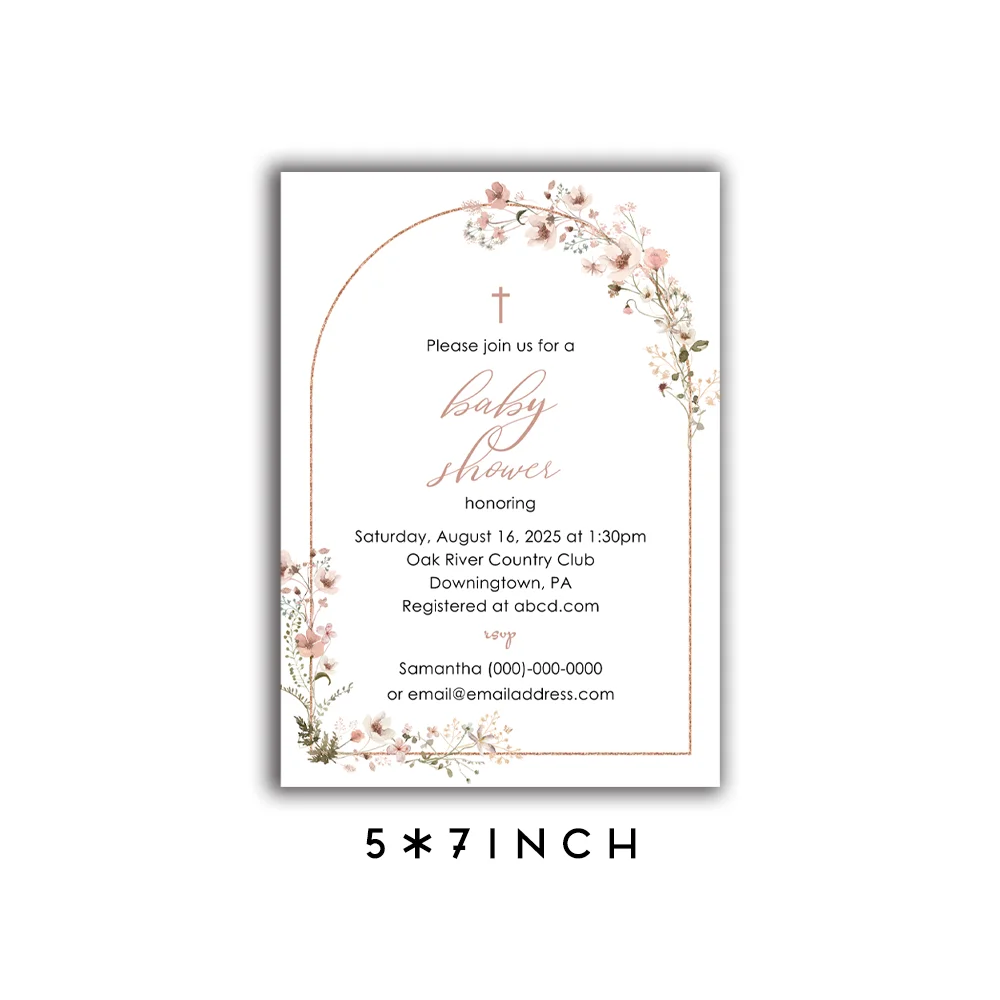 Wildflower Baby Shower Invitation Card, Rustic Wildflowers Arch, Baby Shower Invite Card
Wildflower Baby Shower Invitation Card, Rustic Wildflowers Arch, Baby Shower Invite Card
